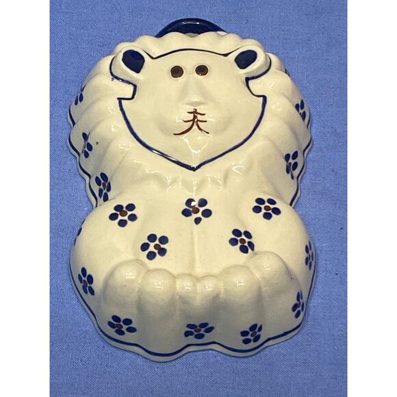 Boleslawiec Polish Pottery Lion Mold - Decorate Wall Hanging - Handmade - Picture 1 of 10